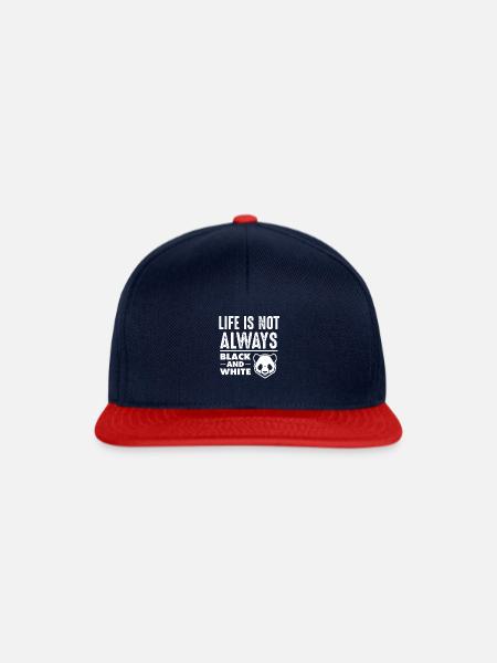 Pandas - Snapback Cap - Navy/Rot