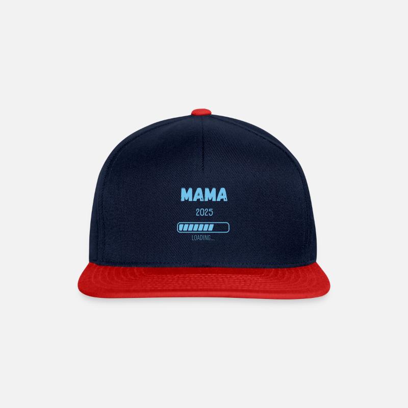 MAMA 2025 LOADING... - Snapback Cap - Navy/Rot