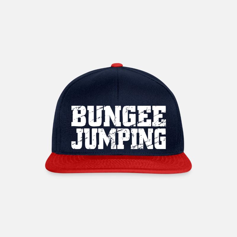 Bungee Jumping - Snapback Cap - Navy/Rot
