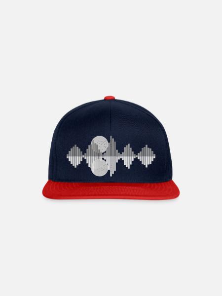 Wellen - Snapback Cap - Navy/Rot