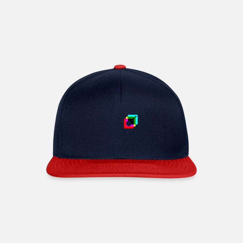 Instagram 3D - Snapback Cap - Navy/Rot