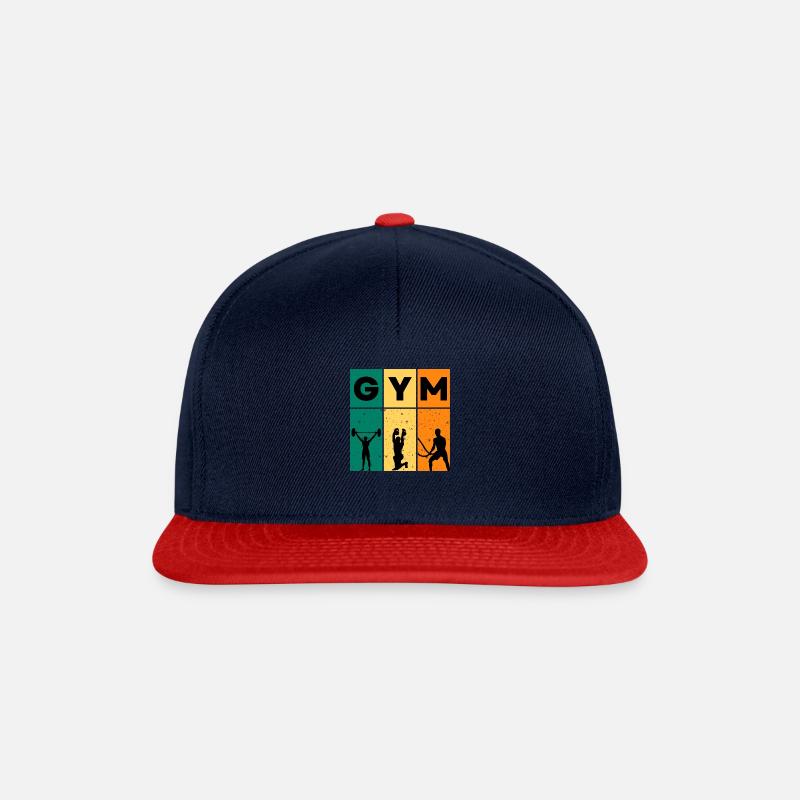 Gym Council - Snapback Cap - navy/red