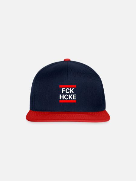 FCK HCKE - Snapback Cap - Navy/Rot