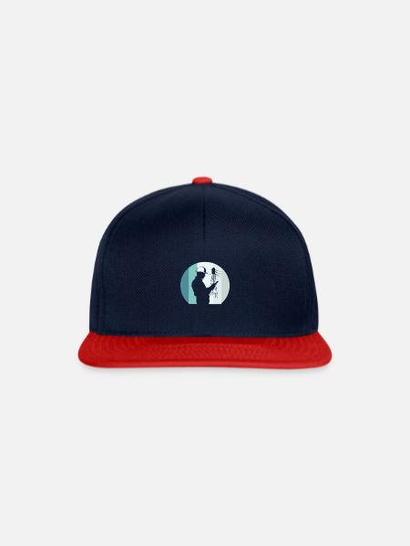 Elektriker Elektrofachkraft Schaltkreis - Snapback Cap - Navy/Rot