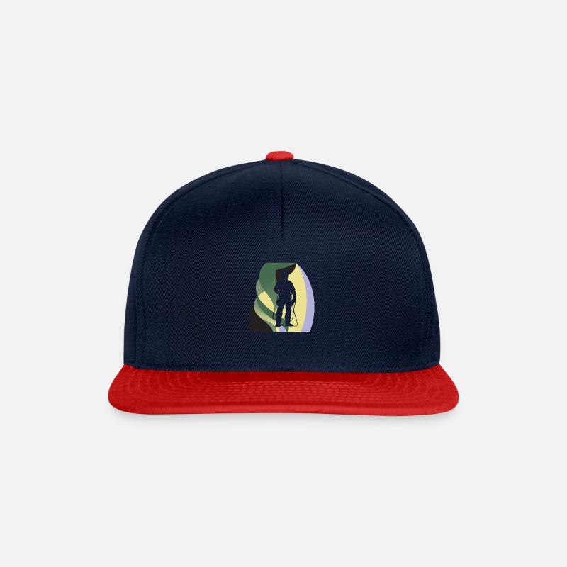 Alimentation du circuit d’installation électrique - Casquette snapback - bleu marine/rouge