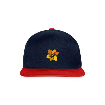 Swimming Snorkeling Diving Goggles - Snapback Cap - navy/red - Front