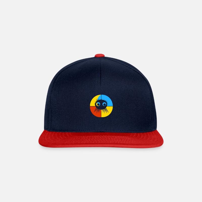 Tarantula Creepy-crawly Arachnid - Snapback Cap - navy/red