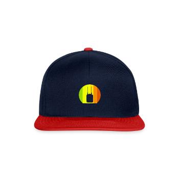 Amateurfunk UKW - Snapback Cap - Navy/Rot - Vorne