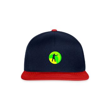 Officer Police - Snapback Cap - navy/red - Front