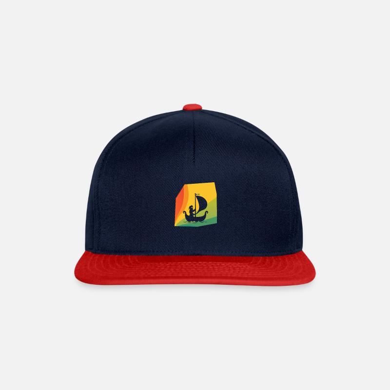 Schweden Nordmaenner - Snapback Cap - Navy/Rot