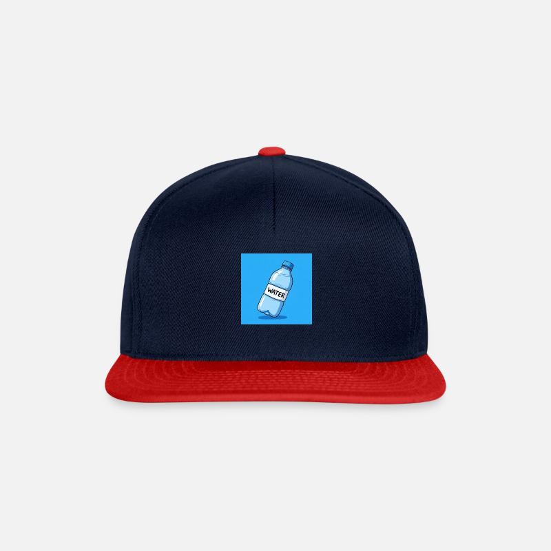 VU WaterBottle - Snapback Cap - navy/red