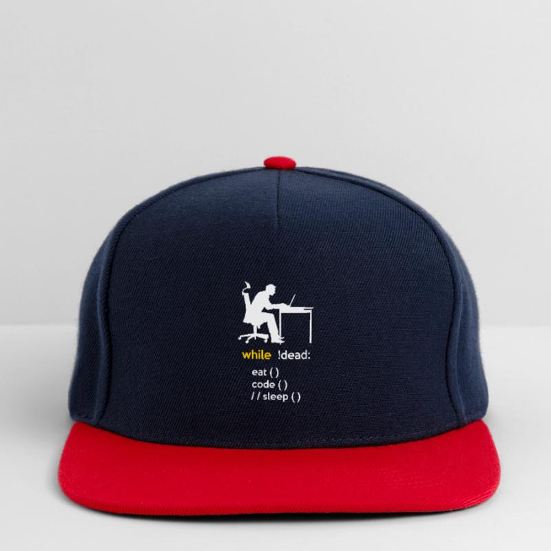 Eat Sleep Code Repeat Coder Programmer Software De Snapback Cap