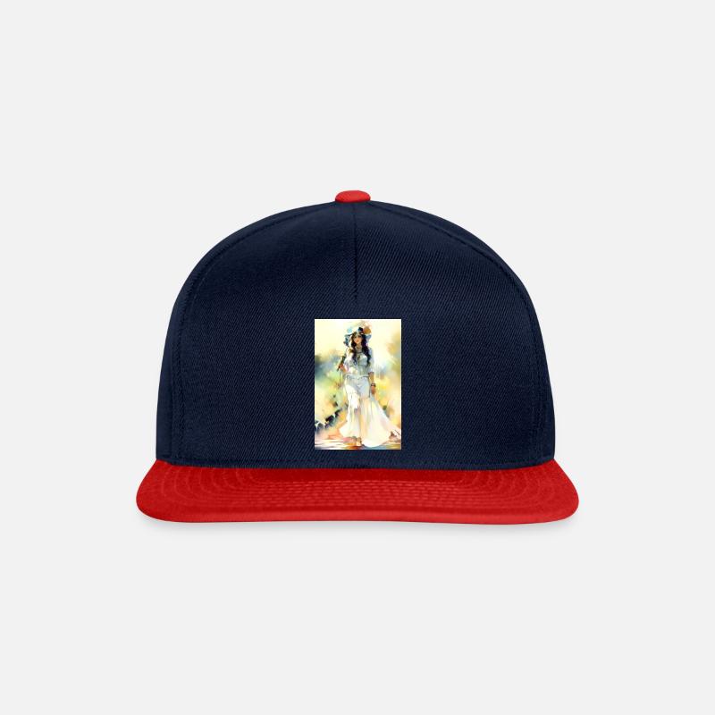 foreverHippie - Snapback Cap - Navy/Rot