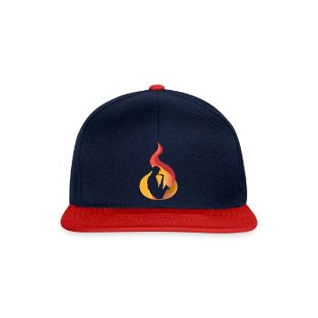 Wind Instrument Saxophone Saxophonist - Snapback Cap - navy/red - Front