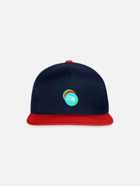 CTRL - Snapback Cap - Navy/Rot
