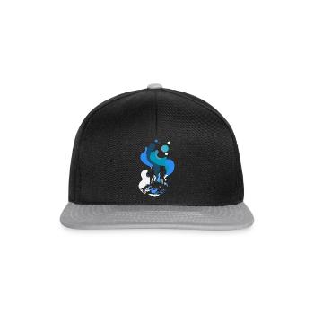 Randonnée Randonnée Trekking - Casquette snapback - noir/gris - Devant
