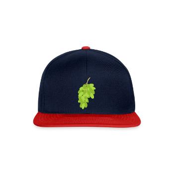 Traube - Snapback Cap - Navy/Rot - Vorne