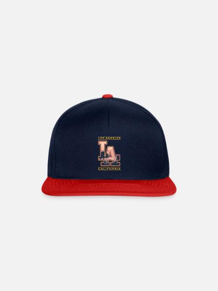 Los Angeles - Snapback Cap - navy/red