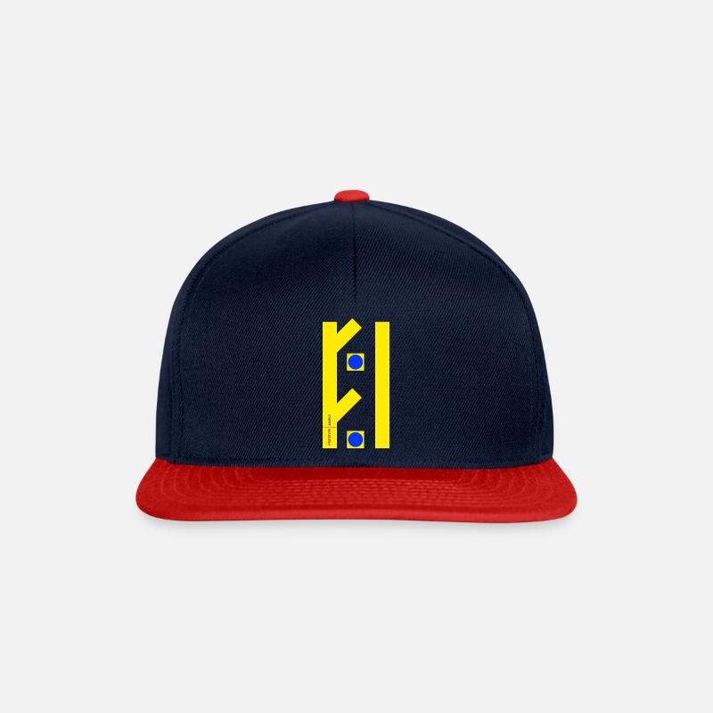 Prototype Cybrrt - Snapback Cap - Navy/Rot