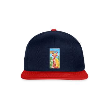 de la Füchs - Snapback Cap - Navy/Rot - Vorne