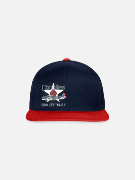 SBD DAUNTLESS - AS2106 - Snapback Cap - Navy/Rot