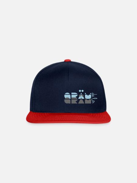 Gräm de la Gräm - Snapback Cap - Navy/Rot