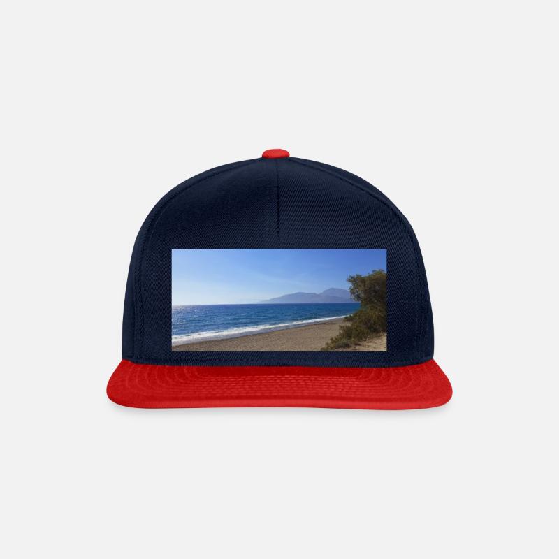 Kalamaki - Snapback Cap - Navy/Rot
