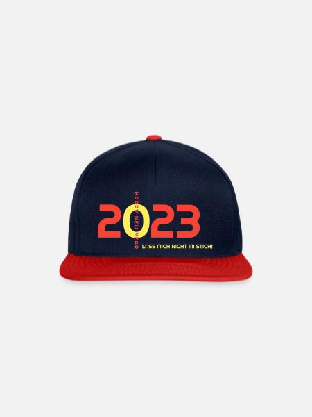 2023 HAPPY NEW YEAR - Snapback Cap - Navy/Rot