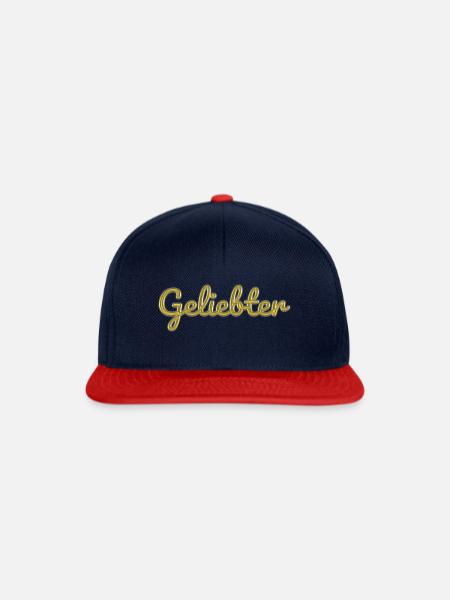 Geliebter - Snapback Cap - Navy/Rot