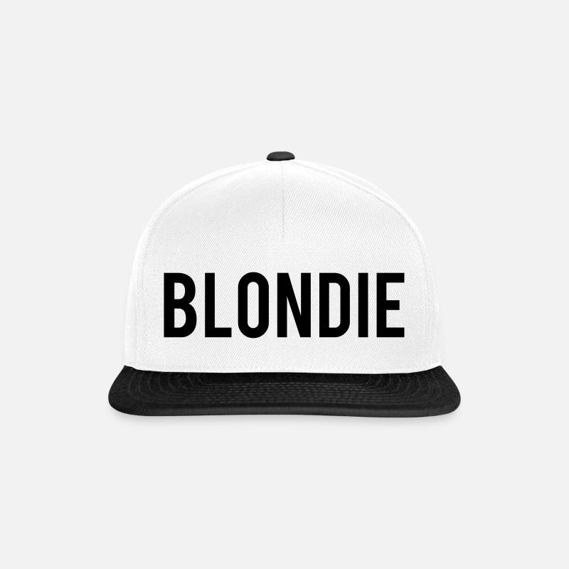 blond - Casquette snapback - blanc/noir