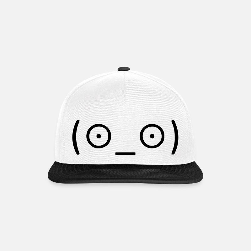 Surprised? So do we! 😳 - Snapback Cap - white/black
