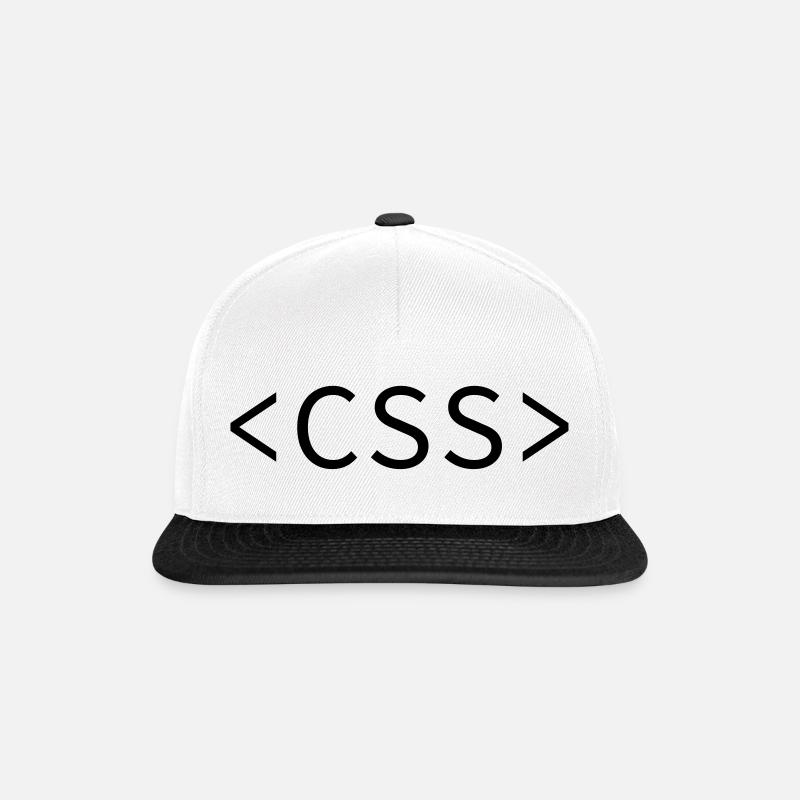 CSS - Snapback Cap - Weiß/Schwarz