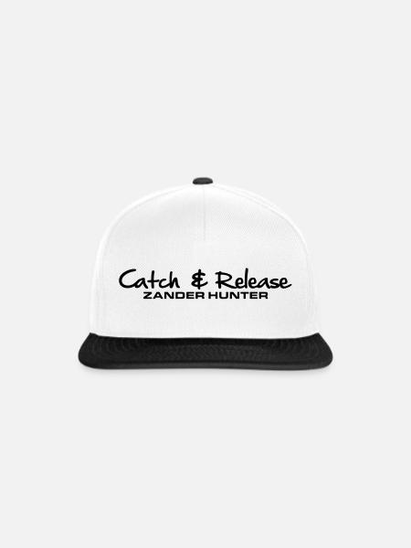 C&R Zander Hunter - Snapback Cap - Weiß/Schwarz