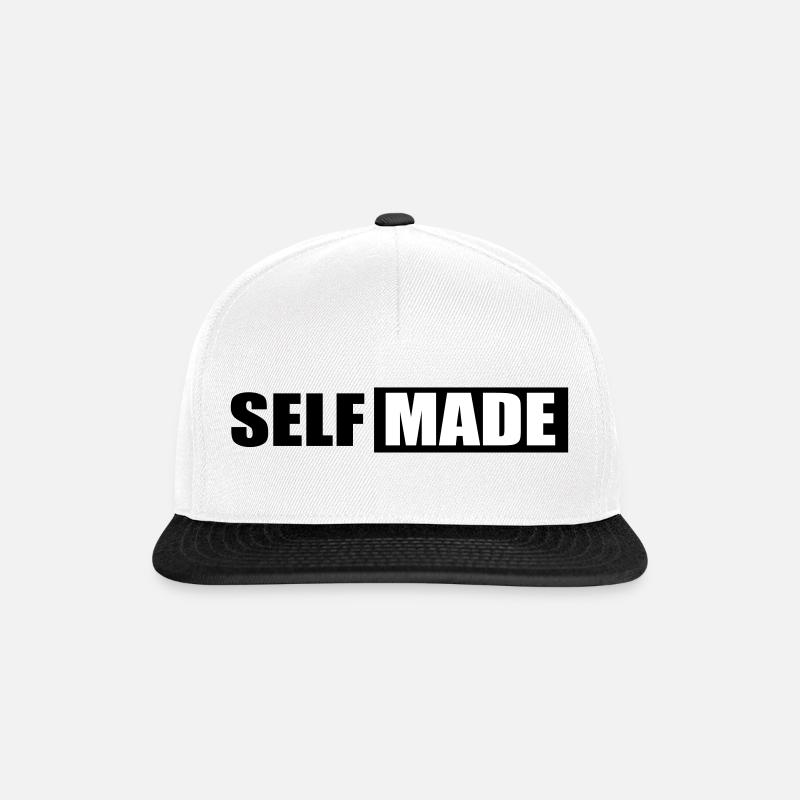Autodidacte - Casquette snapback - blanc/noir
