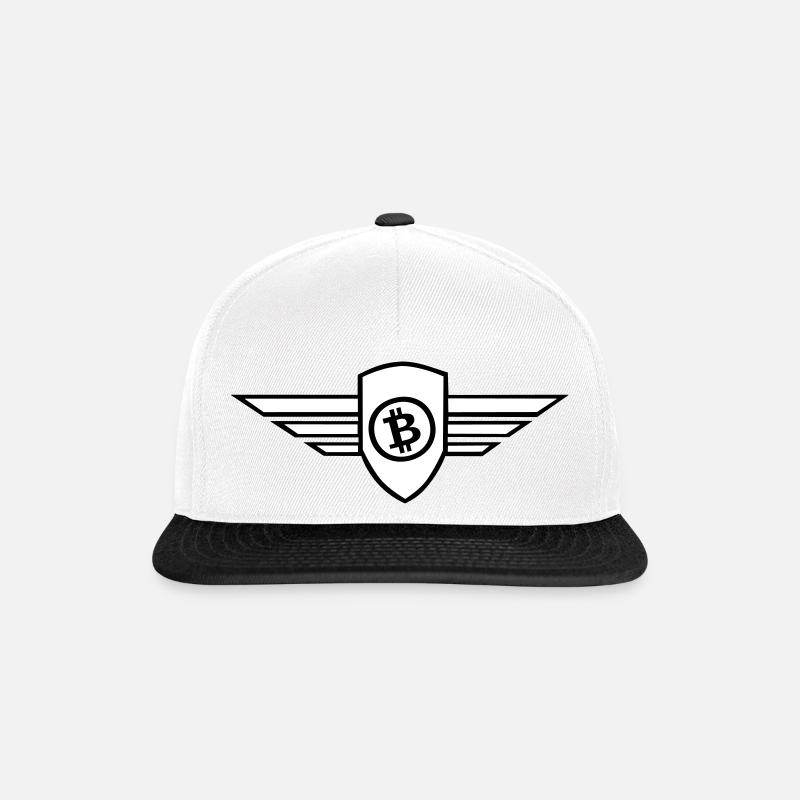 Bitcoin - Snapback Cap - white/black