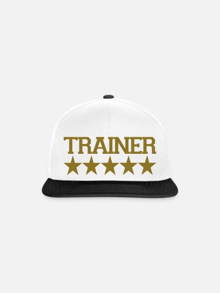 trainer - Snapback Cap - Weiß/Schwarz