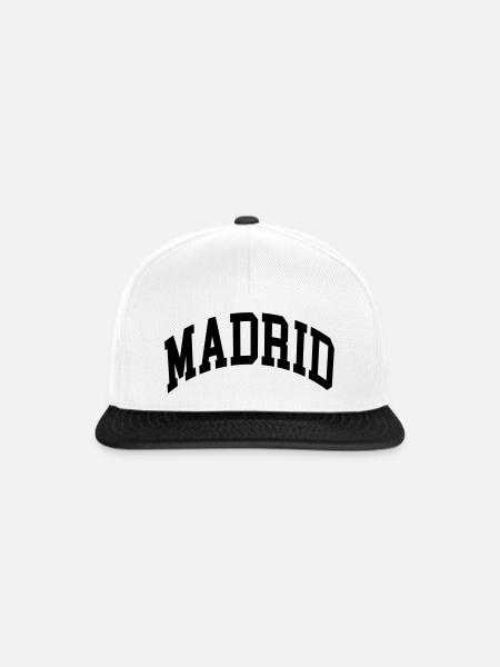 Madrid - Snapback Cap - Weiß/Schwarz