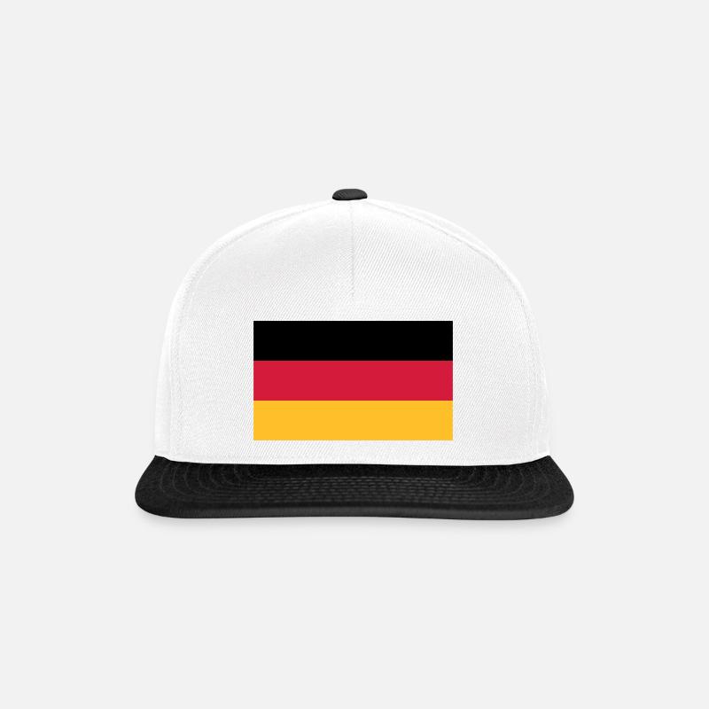 Allemagne - Casquette snapback - blanc/noir