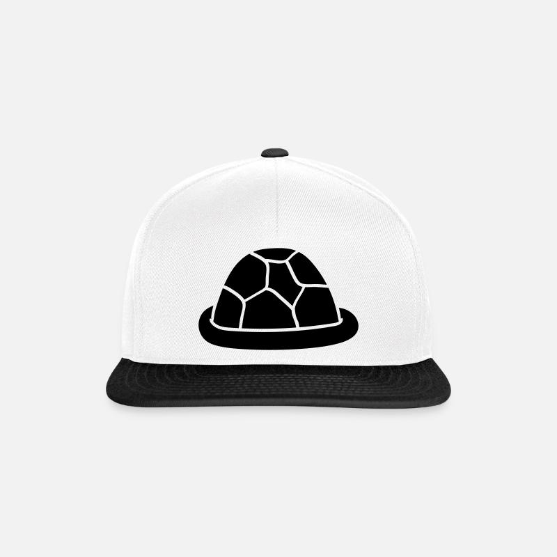 turtle shell blank case small cub baby underwater - Snapback Cap - white/black