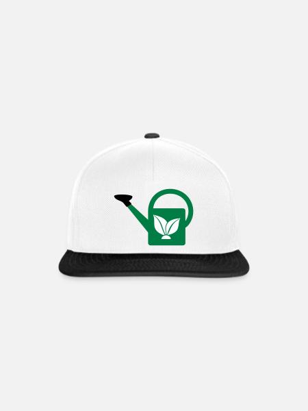 Gießkanne - Snapback Cap - Weiß/Schwarz
