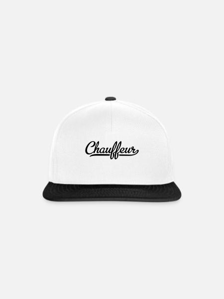 Chauffeur - Snapback Cap - Weiß/Schwarz