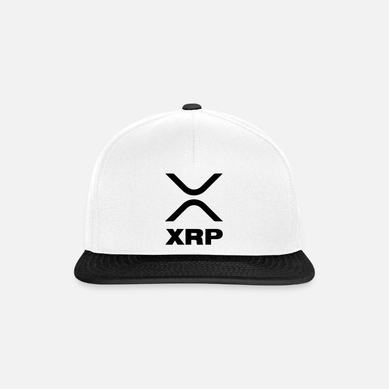 xrp_logo - Casquette snapback - blanc/noir