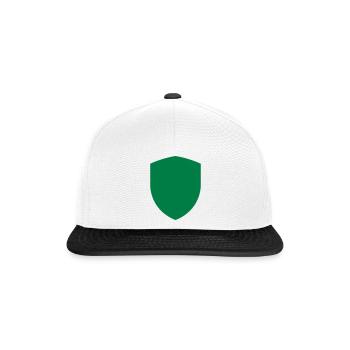 SHIELD - Snapback Cap - white/black - Front