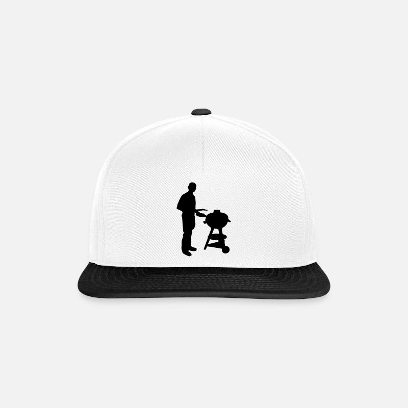 barbeque - Snapback Cap - white/black