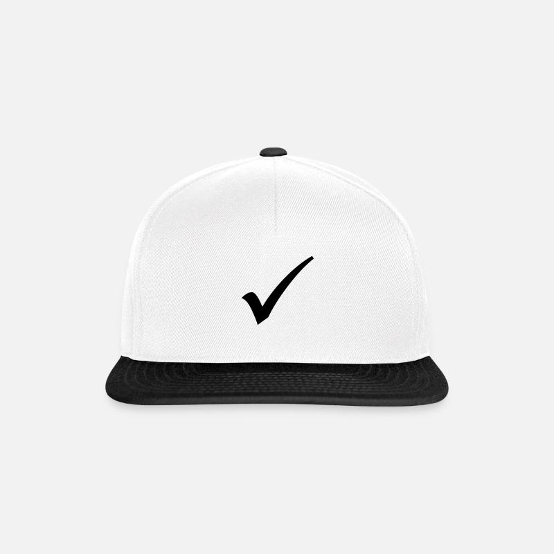 haken - Snapback Cap - white/black