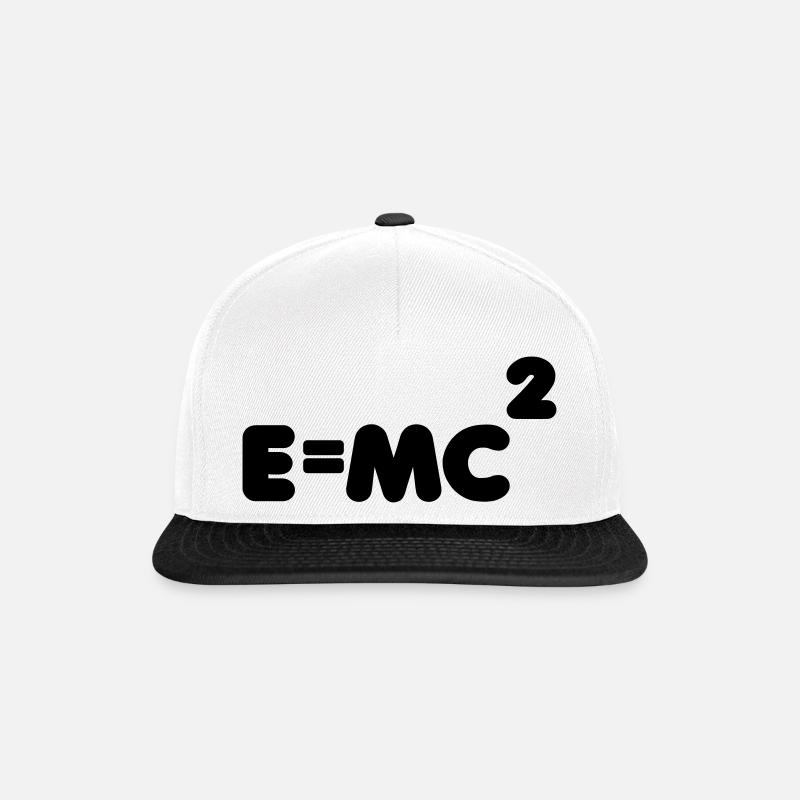 E is MC squared - Snapback Cap - white/black