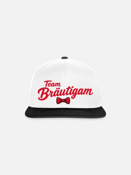 team-braeutigam-01 - Snapback Cap - Weiß/Schwarz