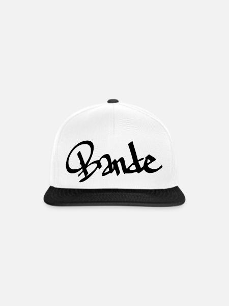 Bande - Snapback Cap - Weiß/Schwarz