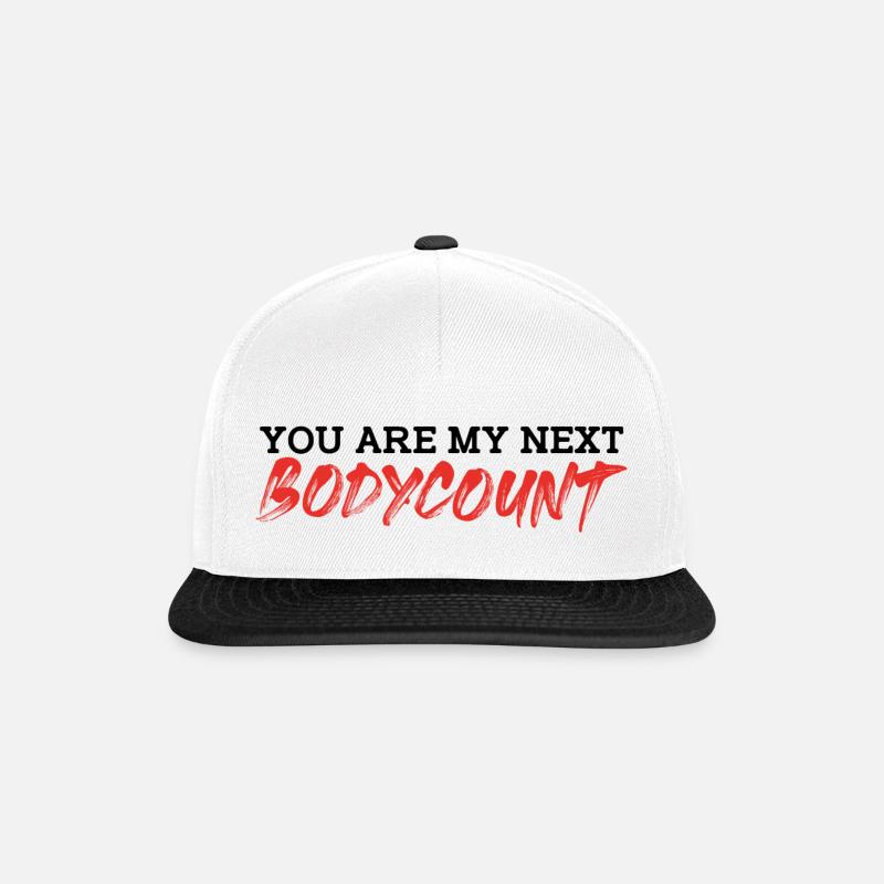 Tu es mon prochain Bodycount - Casquette snapback - blanc/noir