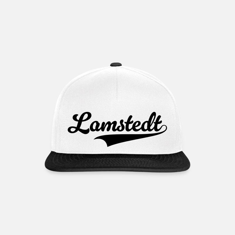 Lamstedt Retro - Snapback Cap - Weiß/Schwarz